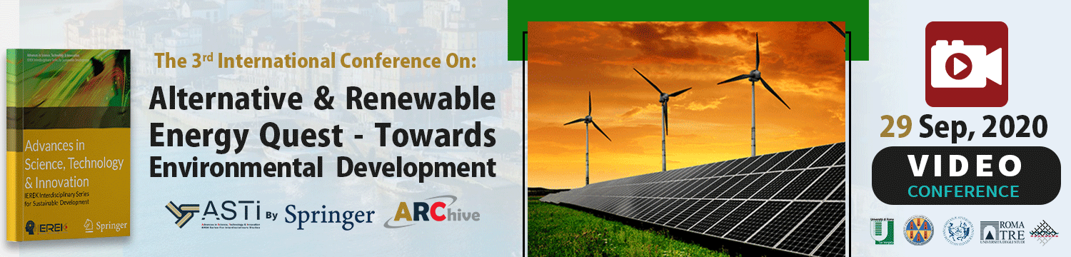 Alternative and Renewable Energy Quest - Towards Environmental Development